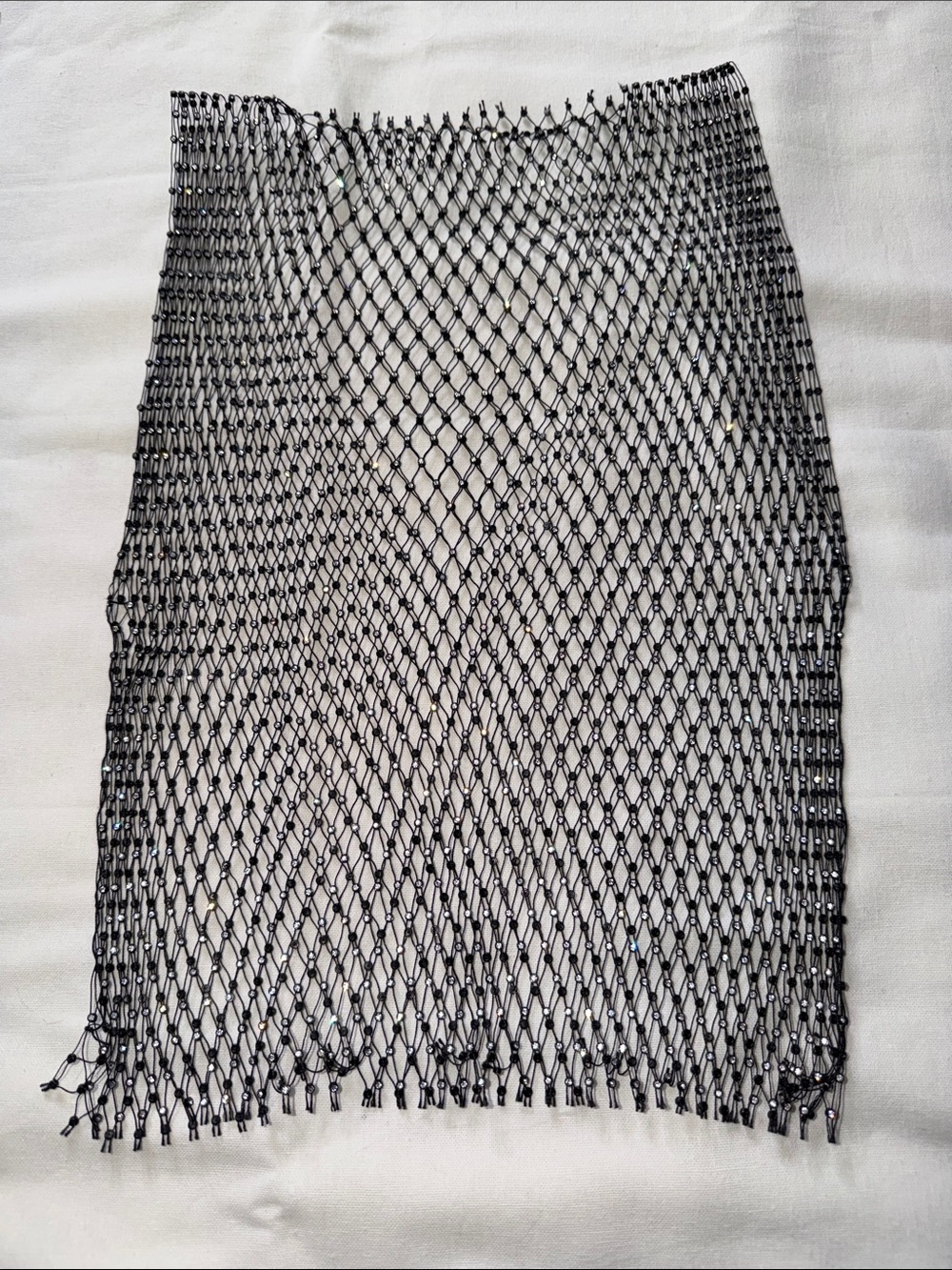 Black Beaded Top - Women
